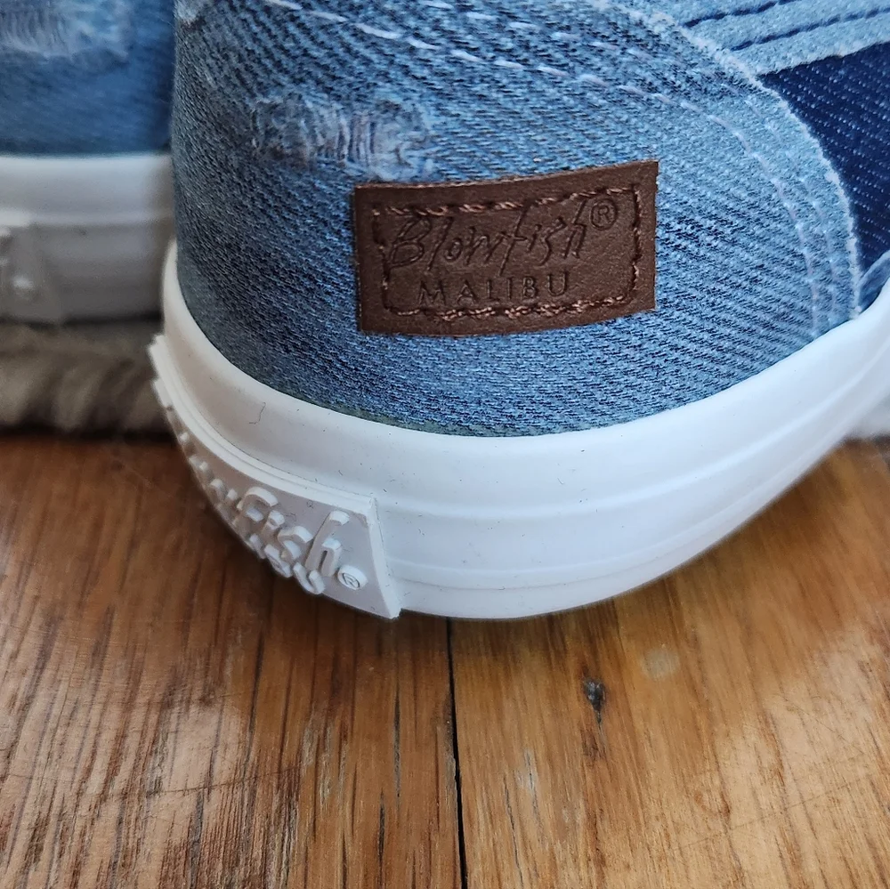 Blowfish Marley Patchwork Denim Sneakers